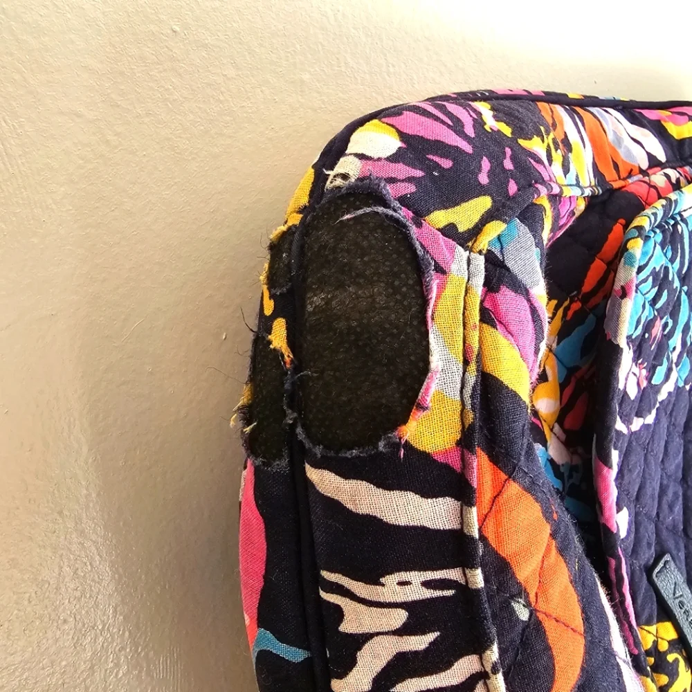 Vera Bradley Butterfly Flutter 2pc Bundle Laptop and Crossbody Purse Travel Work